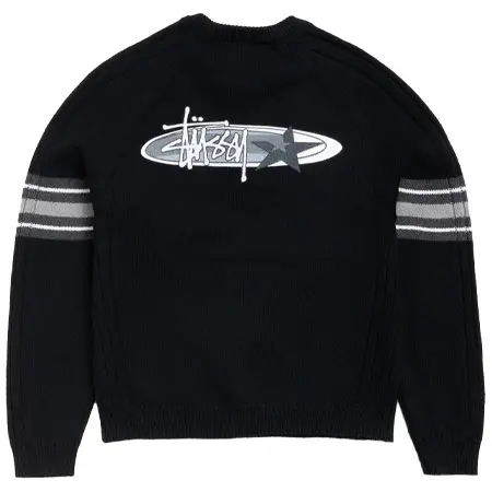 STUSSY (ステューシー) STRIPE RAGLAN CREW