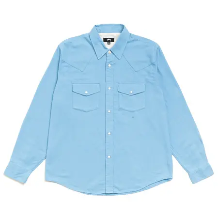 STUSSY (ステューシー) COTTON SILK WESTERN SHIRT