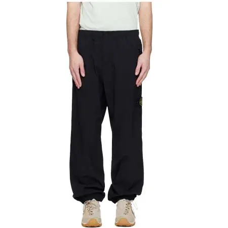ストーンアイランド(Stone Island) Black 3100048 Stretch Nylon Tech Fleece Sweatpants