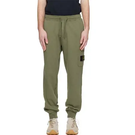 ストーンアイランド(Stone Island) Khaki 6200021 Organic Cotton Fleece Cargo Pants