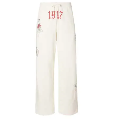 バレンシアガ(BALENCIAGA) Printed cotton fleece sweatpants