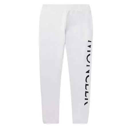 MONCLER(モンクレール) Tapered Logo-Embroidered Cotton-Jersey Sweatpants