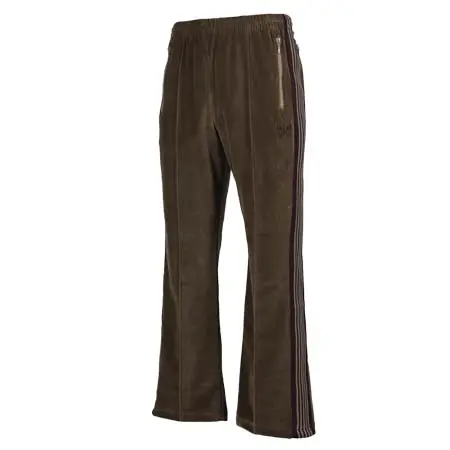 ニードルズ(NEEDLES) BOOT-CUT TRACK PANT – C/PE VELOUR / TAUPE