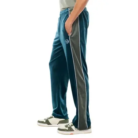 セルジオタッキーニ(SERGIO TACCHINI) Forato Velour Track Pant-Mediterranea