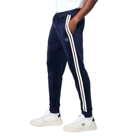 セルジオタッキーニ(SERGIO TACCHINI) Damarindo Velour Track Pant- Maritime Blue