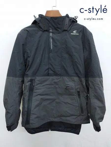 RS TAICHI アールエスタイチ ジャケット L ブラック×グレー モトレック オールシーズンパーカ RSJ733