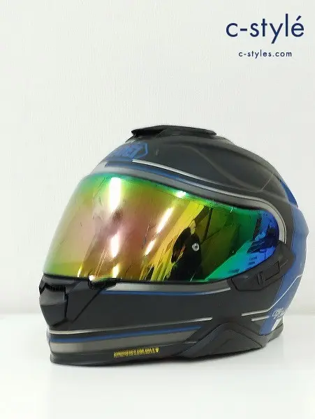 SHOEI ショウエイ ヘルメット M 57cm ブラック×ブルー GT-Air II