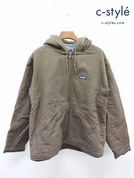 patagonia パタゴニア ジャケット L ブラウン系 コットン100% ラインドキャンバスフーディ 27161F9