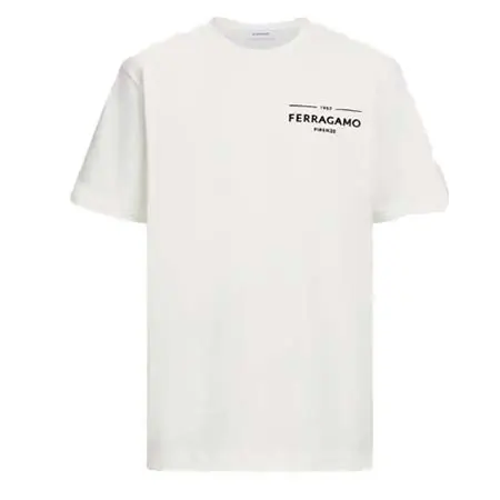 サルヴァトーレフェラガモ(Salvatore Ferragamo) アパレル(洋服) ロゴ Tシャツ 145920 796647