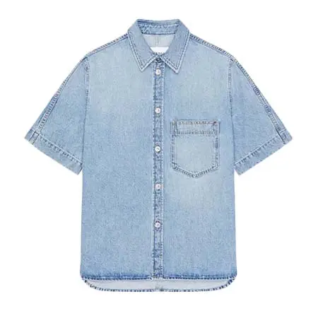 ジバンシィ(GIVENCHY) アパレル(洋服) クチュールシーム ライトブルー デニム シャツ BM617Q5YDN-452