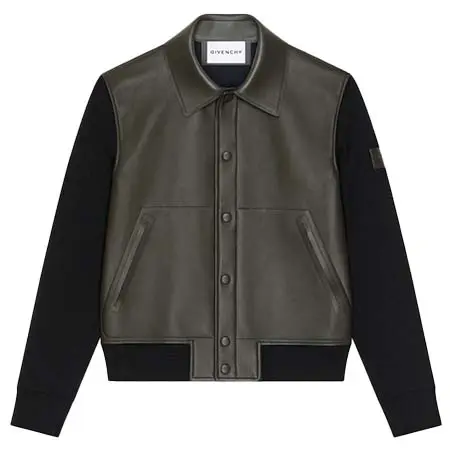 ジバンシィ(GIVENCHY) アパレル(洋服) GIVENCHY PARISパッチ ミックスマテリアルブルゾン BM01GP6Y4B-305