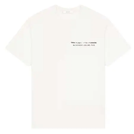 ジバンシィ(GIVENCHY) アパレル(洋服) コットン アーカイブプリント Tシャツ BM71NK3YUE-105