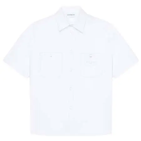 ジバンシィ(GIVENCHY) アパレル(洋服) Givenchy PARISパッチ クチュールシーム コットン シャツ BM618315XZ-100