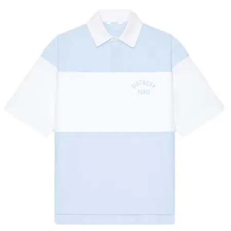 ジバンシィ(GIVENCHY) アパレル(洋服) Givenchy PARISエンブロイダリー コットン バイカラー ポロ BM619Q16T6-100
