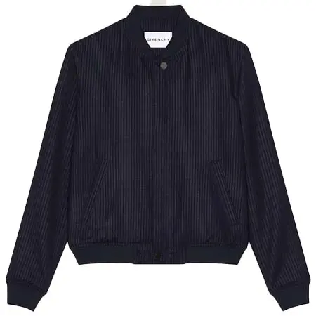ジバンシィ(GIVENCHY) アパレル(洋服) ウール ストライプブルゾン BM01JN1YLK-131