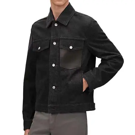 エルメス(HERMES) アパレル(洋服) ブルゾン レザーディテール H652400HF0244