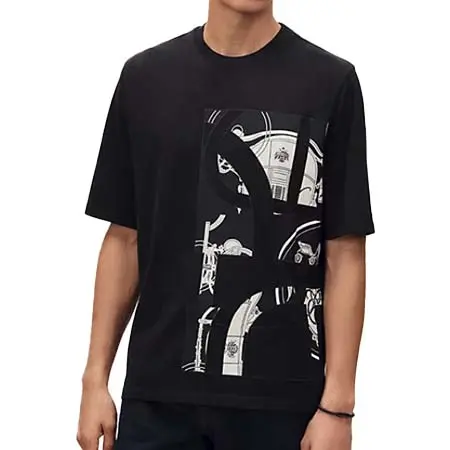 エルメス(HERMES) アパレル(洋服) Tシャツ パッチ シルク 《エクスリブリス》H657780HZ02LA