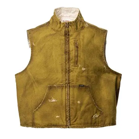 カミヤ(KAMIYA) BORO Duck Vest G13VT025