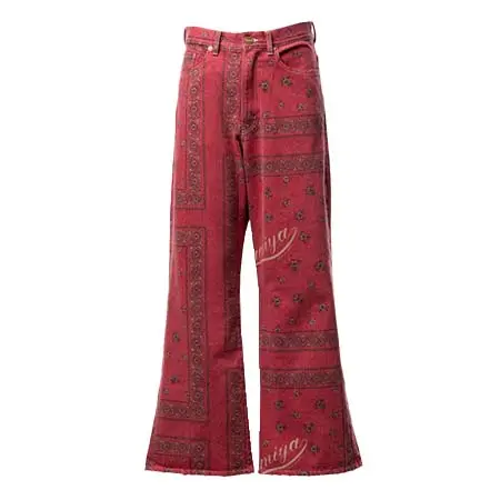 カミヤ(KAMIYA) Bandana Print Jeans G16PT031