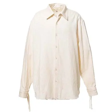 カミヤ(KAMIYA) Ash Fade Drawstring Cuff Shirt G16SH049