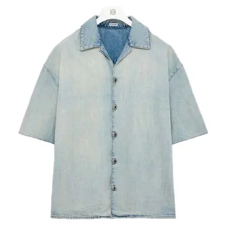 ロエベ(LOEWE) アパレル(洋服) アナグラム ショートスリーブ シャツ（デニム）H526Y1DW30