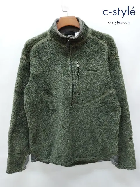 patagonia パタゴニア フリースジャケット L グリーン系 USA製 R2 PO ボディラグ 25240FA