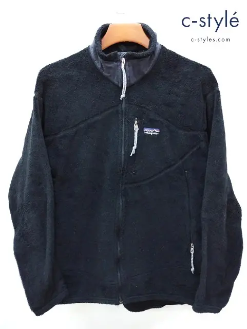 patagonia パタゴニア フリースジャケット L ブラック USA製 ジップアップ 2513