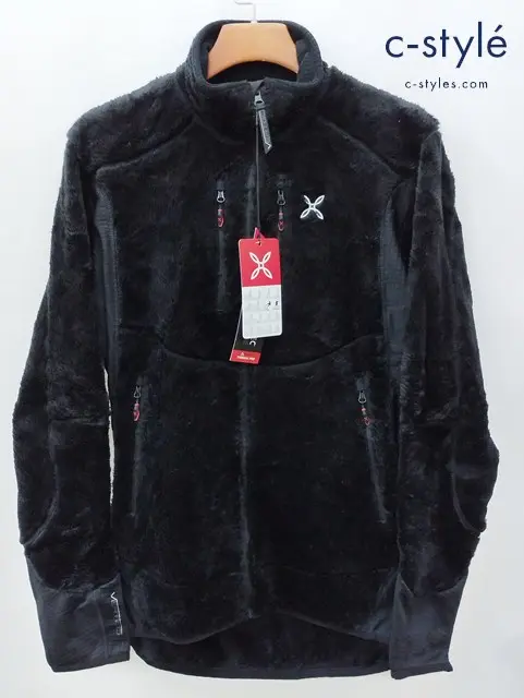 MONTURA モンチュラ フリースジャケット L ブラック NORDIC FLEECE JACKET