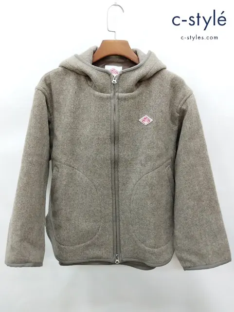 DANTON ダントン ウールジャケット 34 ブラウン系 日本製 DT-A0386 WLP レディース