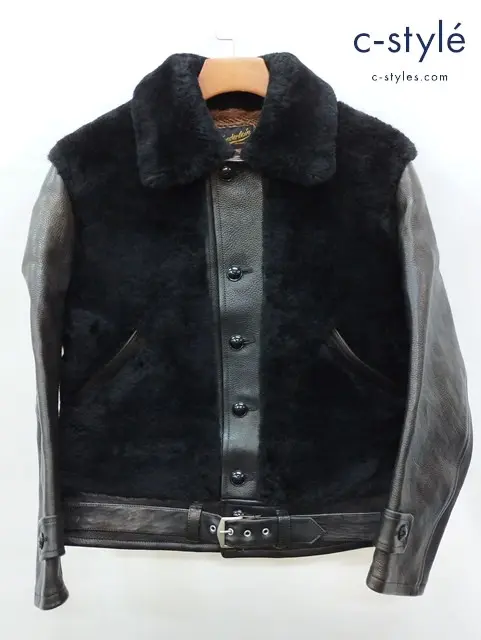 TENDERLOIN テンダーロイン レザージャケット M ブラック T-GRIZZLY JKT 熊ジャン