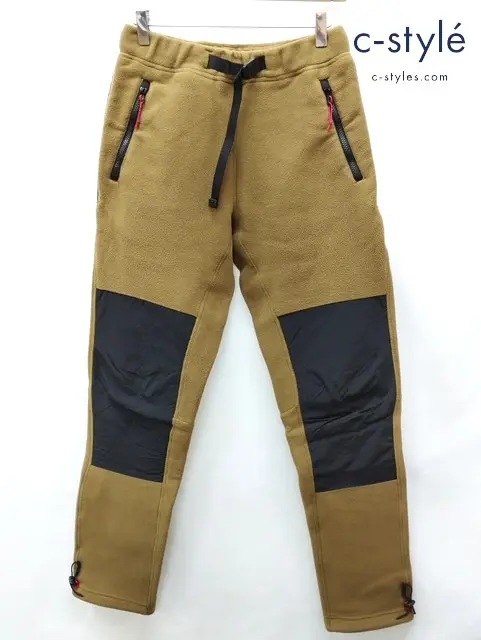 TOPO DESIGNS トポデザイン フリースパンツ S ブラウン系 ナイロン