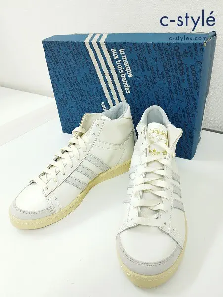 adidas アディダス スニーカー 28cm ホワイト系 JABBAR HI IH3183