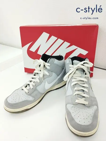 NIKE ナイキ スニーカー 28.5cm グレー DUNK HI PRM DR8753-077