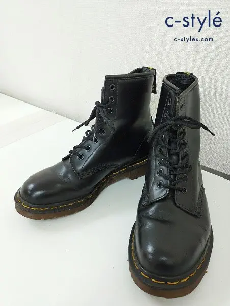 Dr.Martens ドクターマーチン ブーツ 7・1/2 ブラック 8ホール 英国製