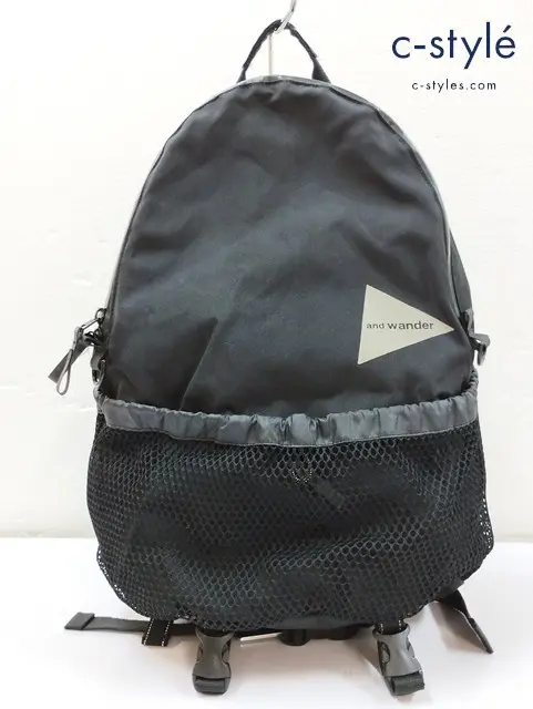 and wander アンドワンダー リュック ブラック バックパック daypack AW-AA980
