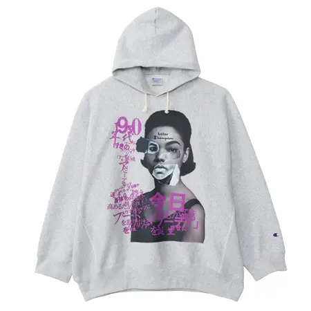 Champion(チャンピオン) Champion × kolor リバースウィーブ(R) フーデッドスウェットシャツ(C8-C145)