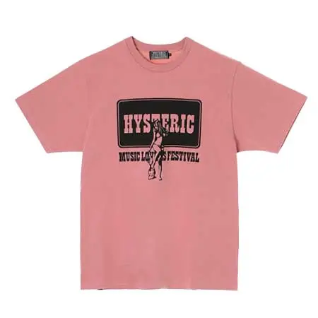 HYSTERIC GLAMOUR(ヒステリックグラマー) MUSIC LOVERS FESTIVAL Tシャツ 02261CT17