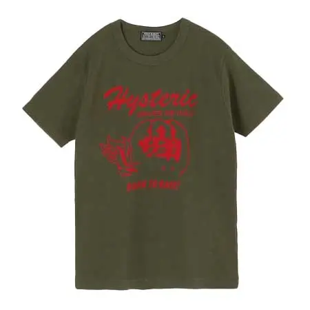 HYSTERIC GLAMOUR(ヒステリックグラマー) BORN TO RACE Tシャツ 02261CT14