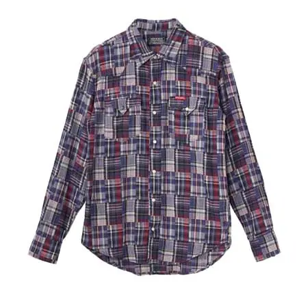 HYSTERIC GLAMOUR(ヒステリックグラマー) ダブルガーゼチェックウエスタンシャツ 02261AH02
