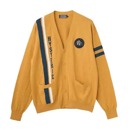 HYSTERIC GLAMOUR(ヒステリックグラマー) SUPER HYSワッペン カーディガン 02261ND03