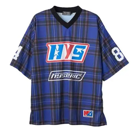 HYSTERIC GLAMOUR(ヒステリックグラマー) GUITAR GIRL 84 フットボールシャツ 02261CT42