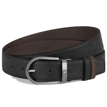 MONTBLANC(モンブラン) ホースシュー リバーシブルベルト サルトリアルレザー 35mm MB222357