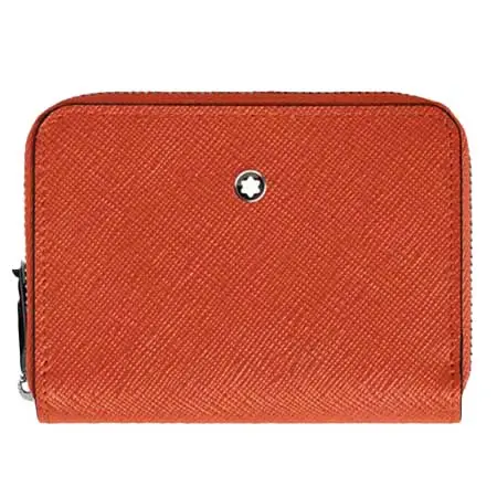 MONTBLANC(モンブラン) ジップ式ミニ ウォレット 2cc サルトリアルレザー MB221340