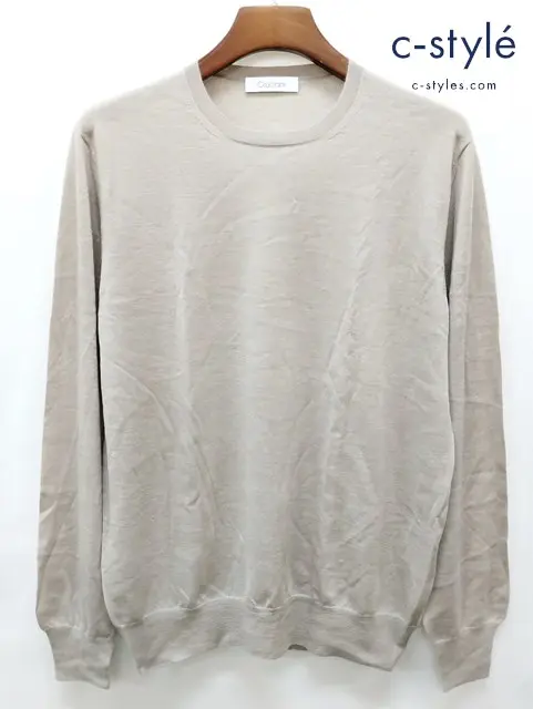 Cruciani クルチアーニ クルーネックニット 50 グレー系 カシミヤ100% イタリア製 CU489.G01