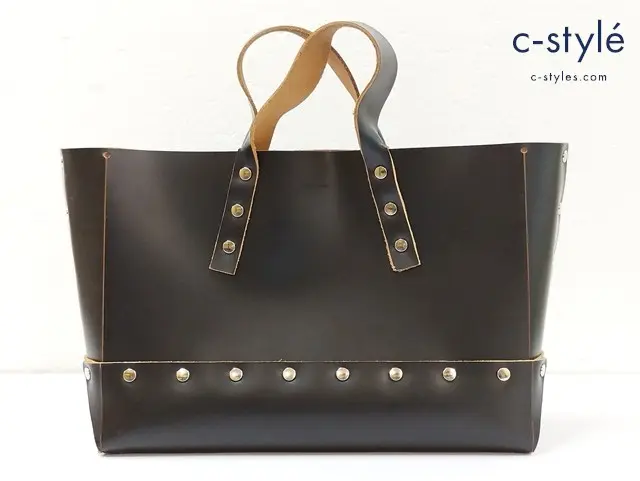 Hender Scheme エンダースキーマ ハンドバッグ ブラック assemble rectangle bag