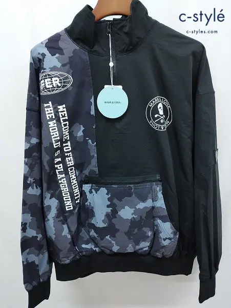 MARK&LONA マーク&ロナ ジャケット 50 ブラック系 The Over Device Jacket MFM-4A-AD01