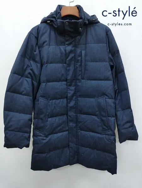 LANVIN en Bleu ランバンオンブルー ダウンコート 48 ネイビー LB-BM-45321