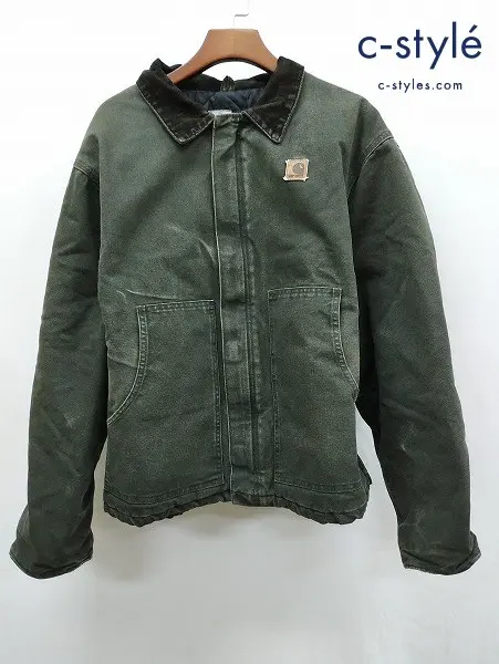 Carhartt カーハート ジャケット 2XL カーキ系 中綿 USA製 トラディショナル J22 MOS