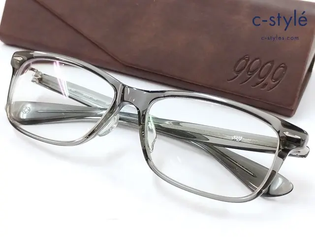 999.9 フォーナインズ 眼鏡 55□15 140 ブラック系 NP-601 88 度入り