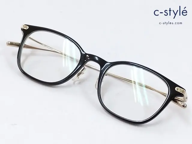 EYEVAN アイヴァン 眼鏡 48□21 145 ブラック Seymour PBK 度入り